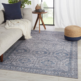 Jaipur Living Kalesi Novah KLS05 Blue/Gray Area Rug Lifestyle Image Feature