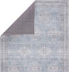 Jaipur Living Kalesi Novah KLS06 Light Blue/Gray Area Rug Folded Backing Image