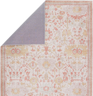 Jaipur Living Kalesi Rue KLS07 Orange/Cream Area Rug Folded Backing Image