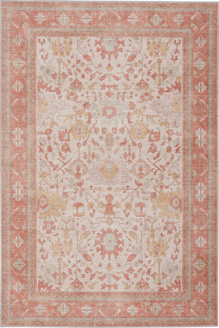 Jaipur Living Kalesi Rue KLS07 Orange/Cream Area Rug Main Image