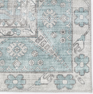 Jaipur Living Keyara By Issa KNC01 Light Blue/Light Gray Area Rug Nikki Chu Detail Image