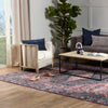 Jaipur Living Keyara By Issa KNC02 Dark Blue/Pink Area Rug Nikki Chu Collection Image