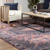 Jaipur Living Keyara By Issa KNC02 Dark Blue/Pink Area Rug Nikki Chu Lifestyle Image
