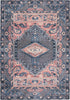 Jaipur Living Keyara By Issa KNC02 Dark Blue/Pink Area Rug Nikki Chu main image