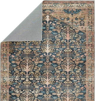 Jaipur Living Keyara By Jayven KNC04 Blue/Tan Area Rug Nikki Chu Backing Image