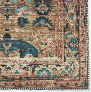 Jaipur Living Keyara By Jayven KNC04 Blue/Tan Area Rug Nikki Chu Detail Image