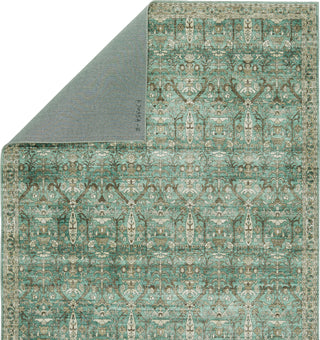 Jaipur Living Keyara By Razi KNC05 Green/Tan Area Rug Nikki Chu Backing Image