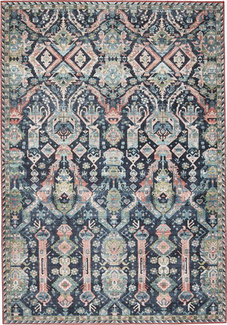 Jaipur Living Keyara By Teleza KNC06 Dark Blue/Clay Area Rug Nikki Chu main image