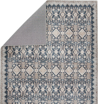 Jaipur Living Keyara By Dalia KNC07 Dark Blue/Tan Area Rug Nikki Chu Backing Image