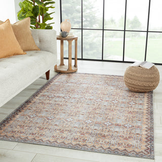 Jaipur Living Keyara By Dalia KNC08 Tan/Light Gray Area Rug Nikki Chu Lifestyle Image Feature