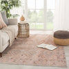 Jaipur Living Kindred Marquesa KND01 Light Pink/Blue Area Rug Lifestyle Image Feature