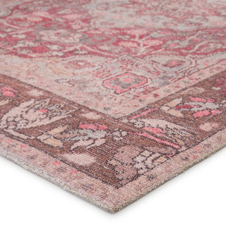 Jaipur Living Kindred Edita KND03 Pink/Blue Area Rug Corner Image