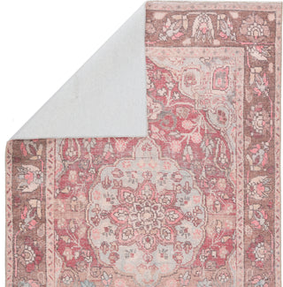 Jaipur Living Kindred Edita KND03 Pink/Blue Area Rug Folded Backing Image