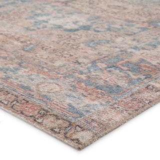 Jaipur Living Kindred Geonna KND05 Blue/Beige Area Rug Corner Image