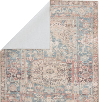 Jaipur Living Kindred Geonna KND05 Blue/Beige Area Rug Folded Backing Image