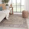 Jaipur Living Kindred Avin KND09 Green/Blue Area Rug Lifestyle Image Feature