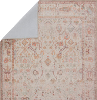 Jaipur Living Kindred Avin KND11 Blush/Cream Area Rug Folded Backing Image