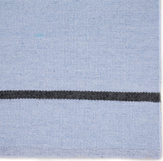 Jaipur Living Lanai Corbina LAN01 Light Blue/Gray Area Rug Corner Close Up Image