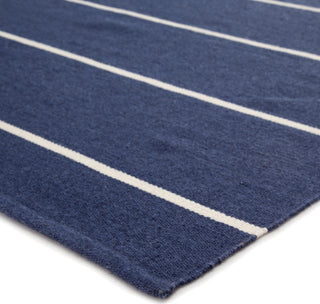 Jaipur Living Lanai Corbina LAN02 Dark Blue/Ivory Area Rug - Corner