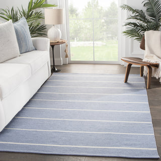 Jaipur Living Lanai Corbina LAN03 Blue/Ivory Area Rug Lifestyle Image Feature