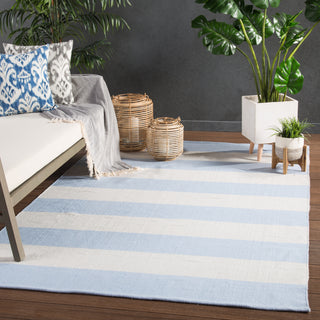 Jaipur Living Lanai Remora LAN05 Light Blue/Ivory Area Rug Lifestyle Image Feature