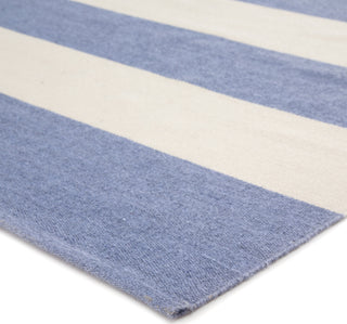 Jaipur Living Lanai Remora LAN08 Blue/Ivory Area Rug Corner Image