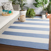 Jaipur Living Lanai Remora LAN08 Blue/Ivory Area Rug Room Scene Image
