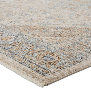 Jaipur Living Lark Heir LAR01 Beige/Blue Area Rug Corner Image