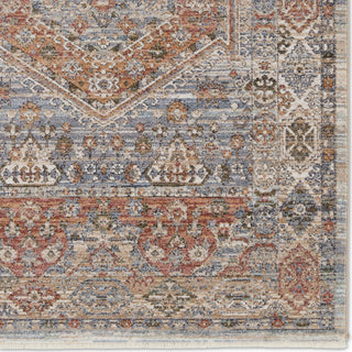 Jaipur Living Lark Madrid LAR02 Red/Blue Area Rug Detail Image