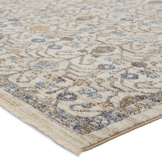 Jaipur Living Lark Primrose LAR04 Blue/Gold Area Rug Corner Image