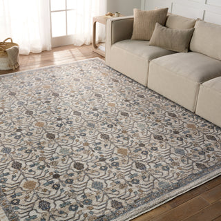 Jaipur Living Lark Primrose LAR04 Blue/Gold Area Rug Lifestyle Image Feature