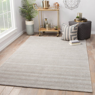 Jaipur Living Lefka Oplyse LEF01 Gray/Silver Area Rug Lifestyle Image Feature