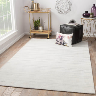 Jaipur Living Lefka Oplyse LEF02 White/Gray Area Rug Lifestyle Image Feature