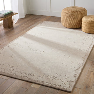 Jaipur Living Lenox Avenue LEN04 Cream/Taupe Area Rug Lifestyle Image Feature