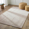Jaipur Living Lenox Westside LEN05 Cream/Light Taupe Area Rug Lifestyle Image Feature