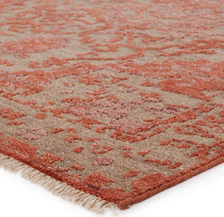 Jaipur Living Liberty Azar LIB12 Rust/Taupe Area Rug Corner Image