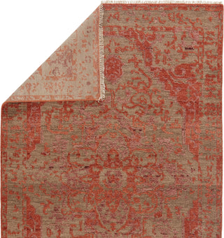 Jaipur Living Liberty Azar LIB12 Rust/Taupe Area Rug Folded Backing Image