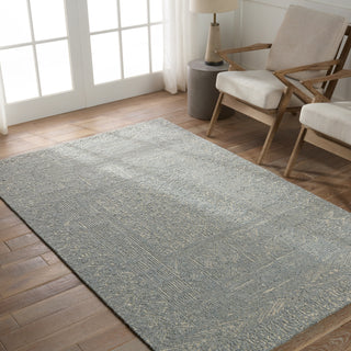 Jaipur Living Lineage Viatte LNE02 Blue/Cream Area Rug Lifestyle Image Feature