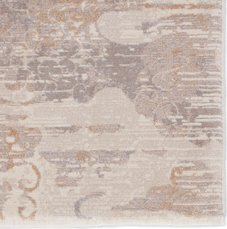 Jaipur Living Land Sea Sky Cumulus Tan/Cream Area Rug by Kevin O'Brien Corner Close Up Image