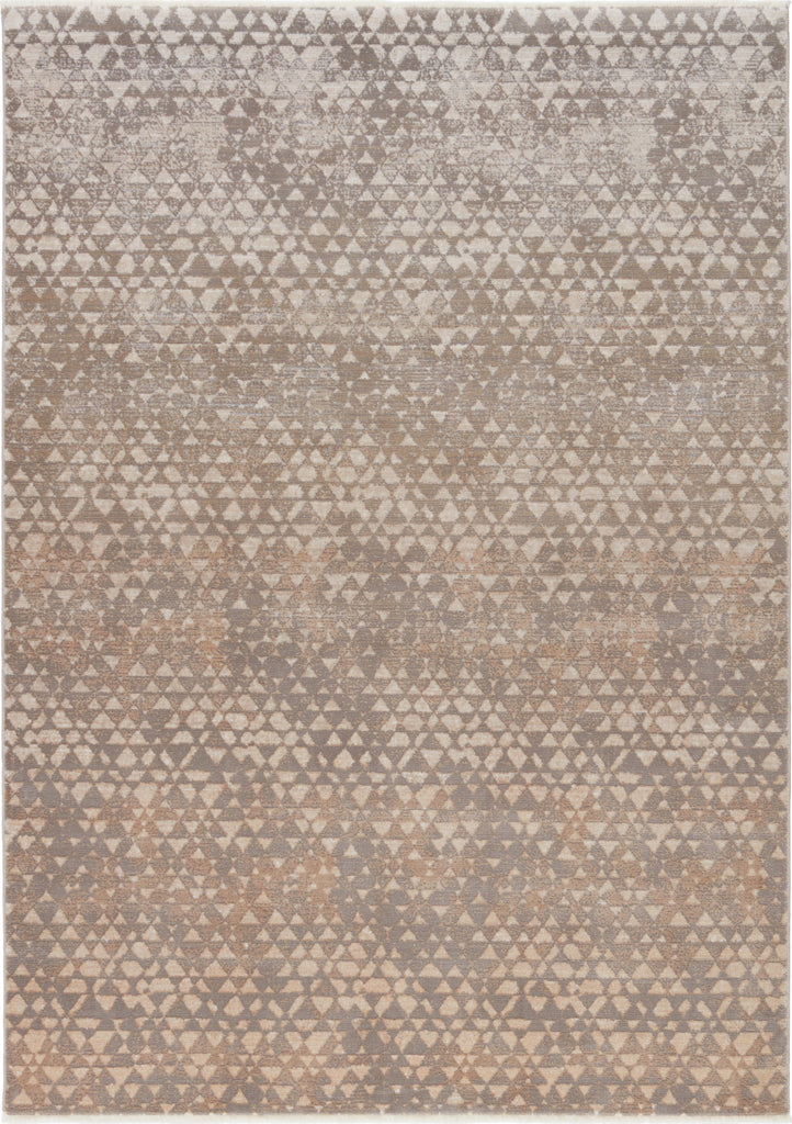 Jaipur Living Land Sea Sky Sierra Taupe/Gray Area Rug by Kevin O'Brien - Top Down