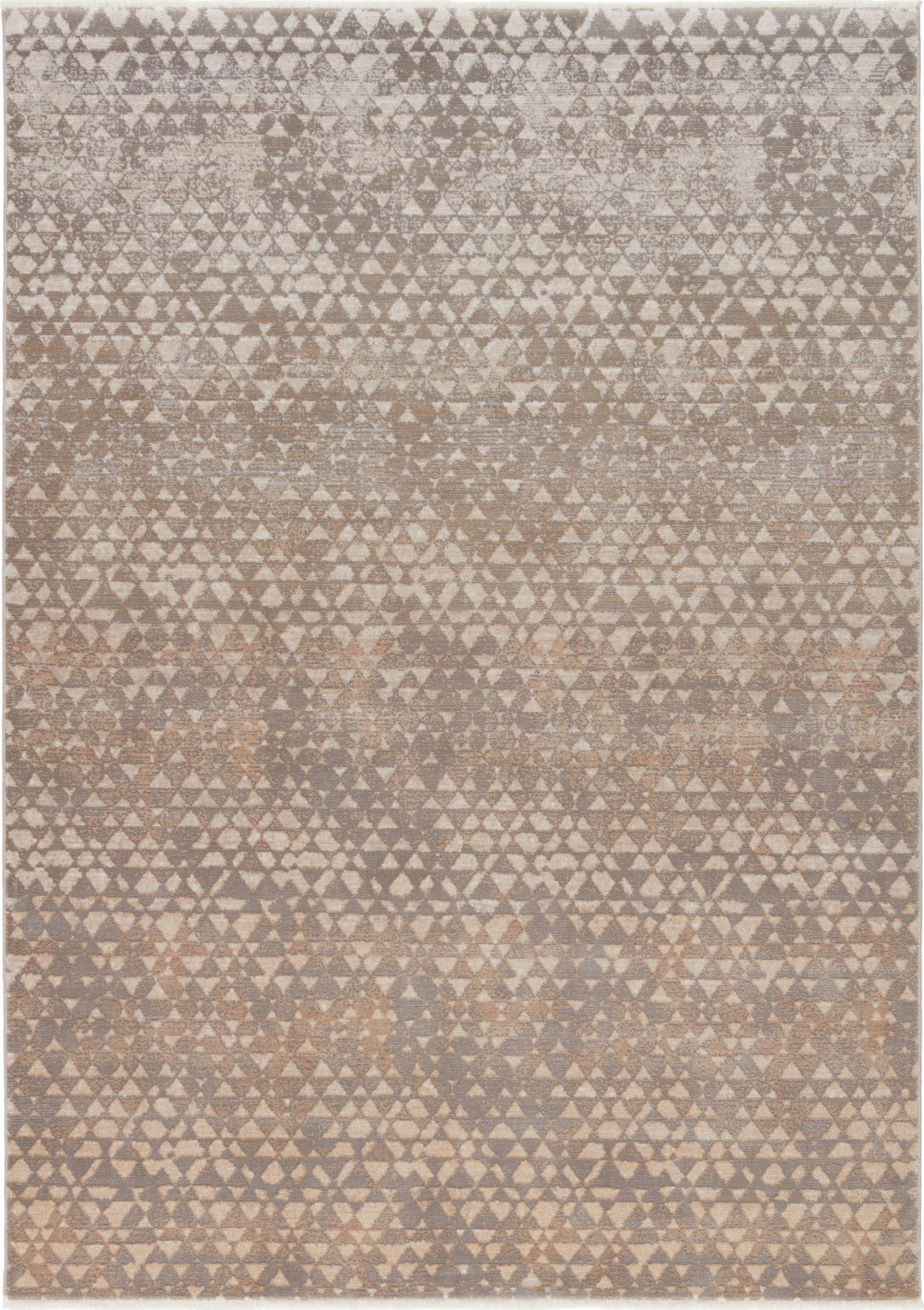 Jaipur Living Land Sea Sky Sierra Taupe/Gray Area Rug by Kevin O'Brien - Top Down