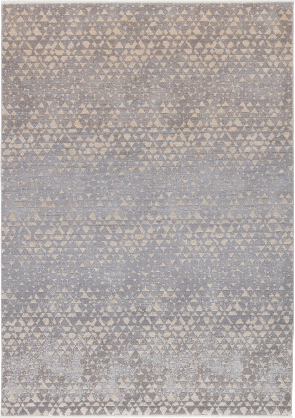 Jaipur Living Land Sea Sky Sierra Gray/Taupe Area Rug by Kevin O'Brien - Top Down