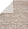 Jaipur Living Land Sea Sky Migration Gray/Tan Area Rug by Kevin O'Brien Folded Backing Image
