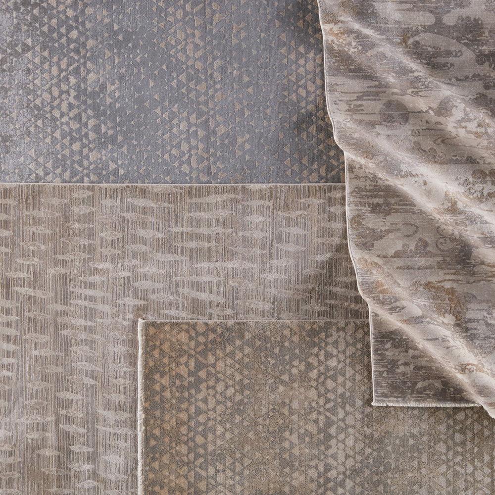 Jaipur Living Land Sea Sky Migration Gray/Tan Area Rug by Kevin O'Brien Lifestyle Image Feature