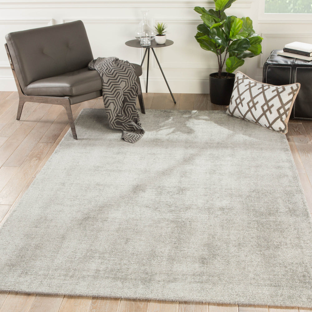 Jaipur Living Loft Vaughn LOF02 Light Gray Area Rug Lifestyle Image Feature