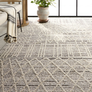 Jaipur Living Lore Caiya LRE02 Cream/Gray Area Rug Lifestyle Image