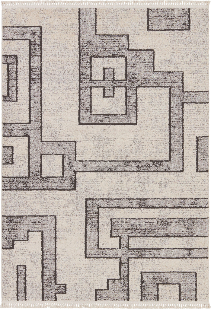 Jaipur Living Lore Bungalow LRE05 Gray/Cream Area Rug main image