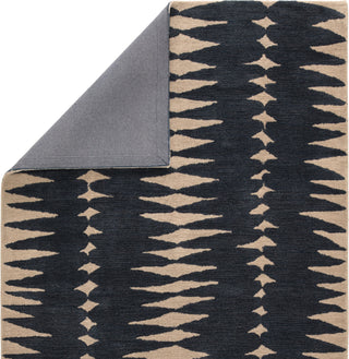 Jaipur Living En Casa Tear Drops LST27 Gray/Beige Area Rug by Luli Sanchez - Folded Corner