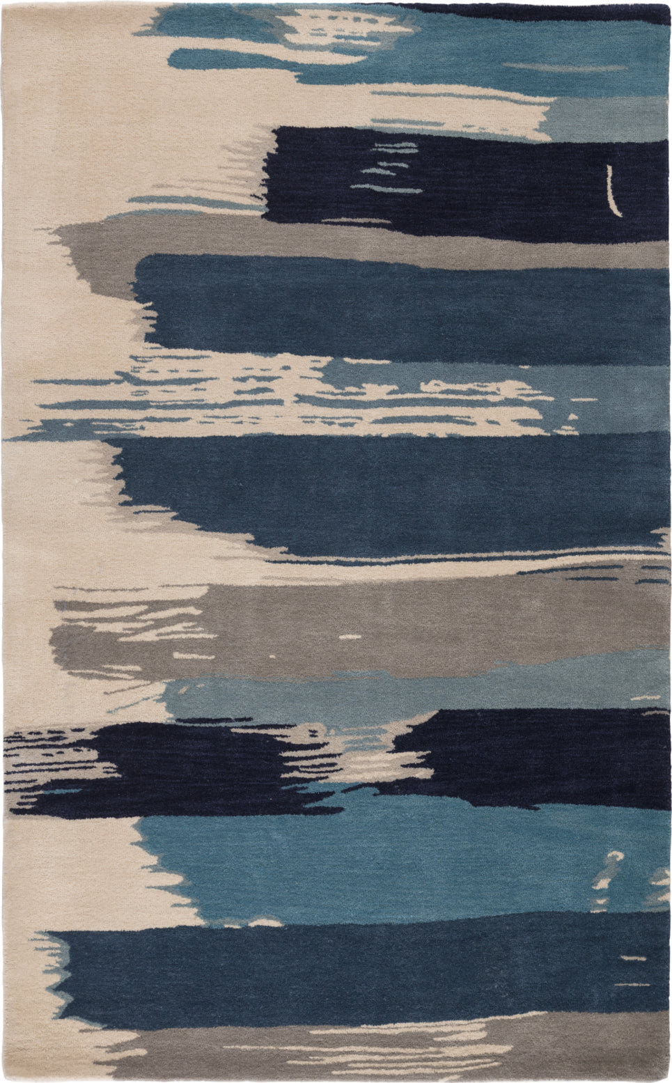 Jaipur Living En Casa by Tufted Painterly LST35 Blue/Gray Area Rug Luli Sanchez