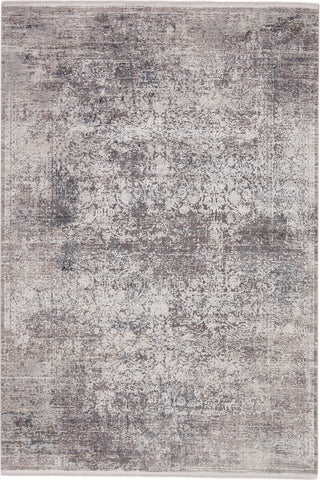 Jaipur Living Lavigne Aster LVG01 Gray/White Area Rug - Top Down